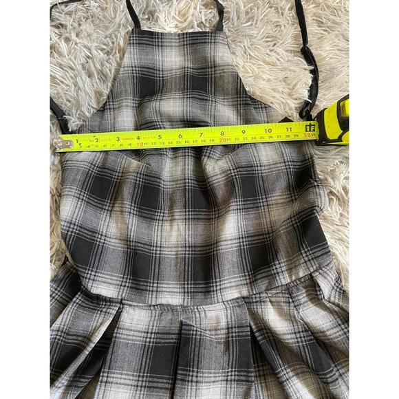 NWT Valfre Dress Womens Size Small Black Plaid Nila Skater Halter Neck Grunge - Picture 4 of 8